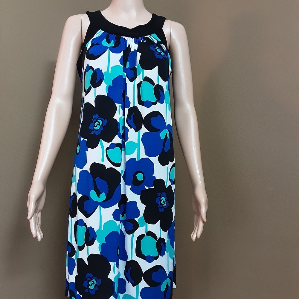 Blue Sage #188 Women's Dress sleeveless, Sz S Preowned Good Condition